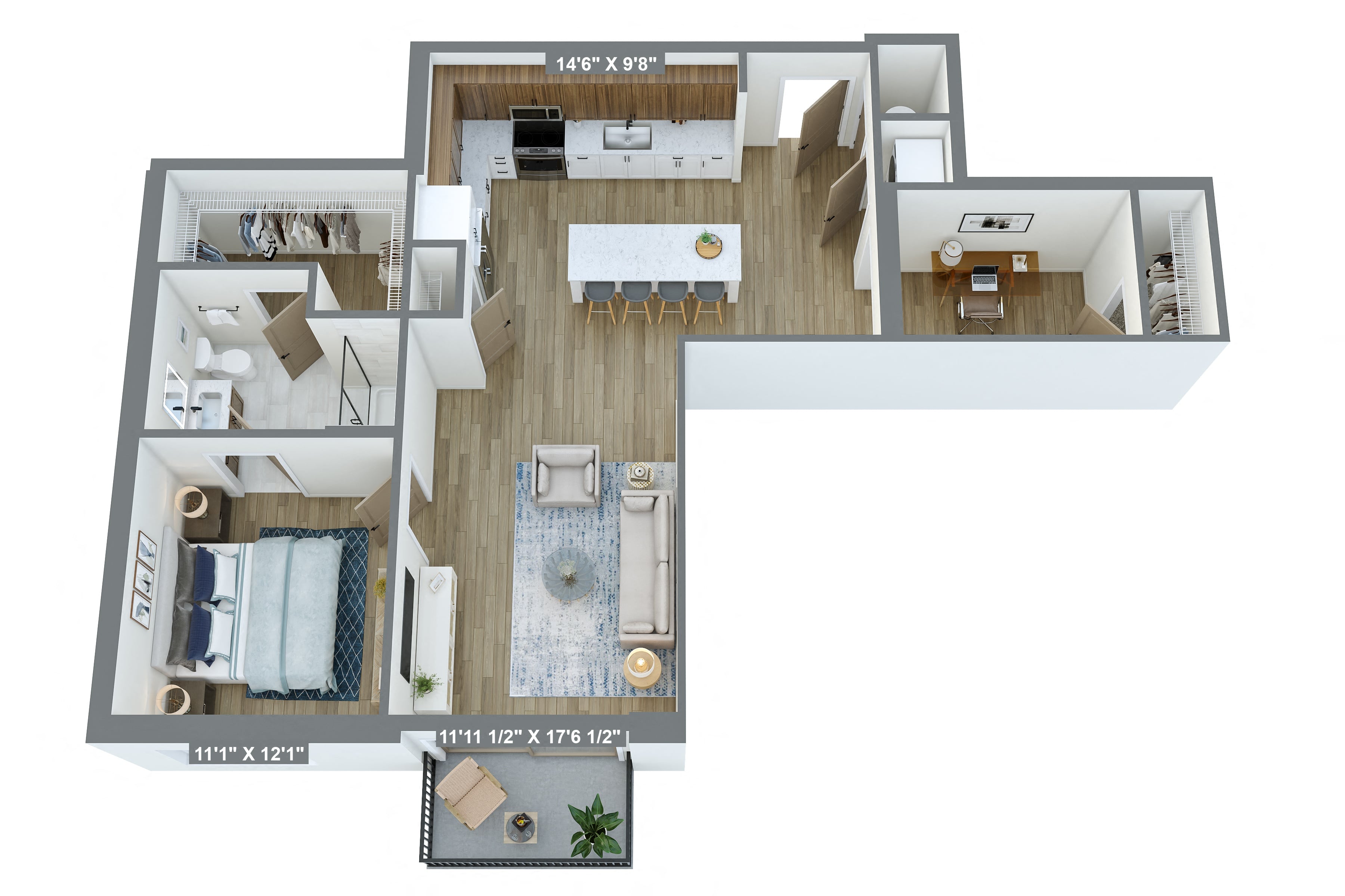 Floor plan layout diagram for A9
